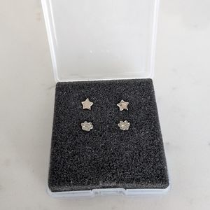 Girls' Titanium Stud Earrings (2 pair)